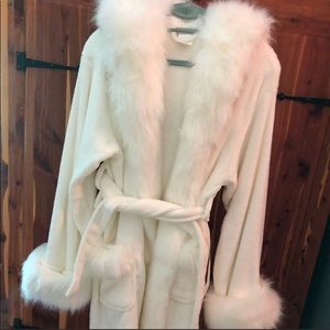 Pottery Barn Faux Fur Robe